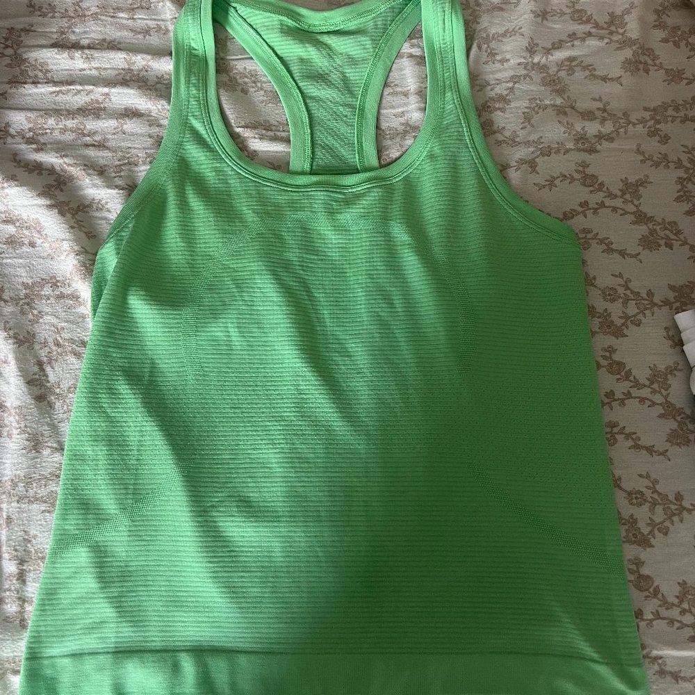 Swiftly Tech Racerback Tank Top Crop Length